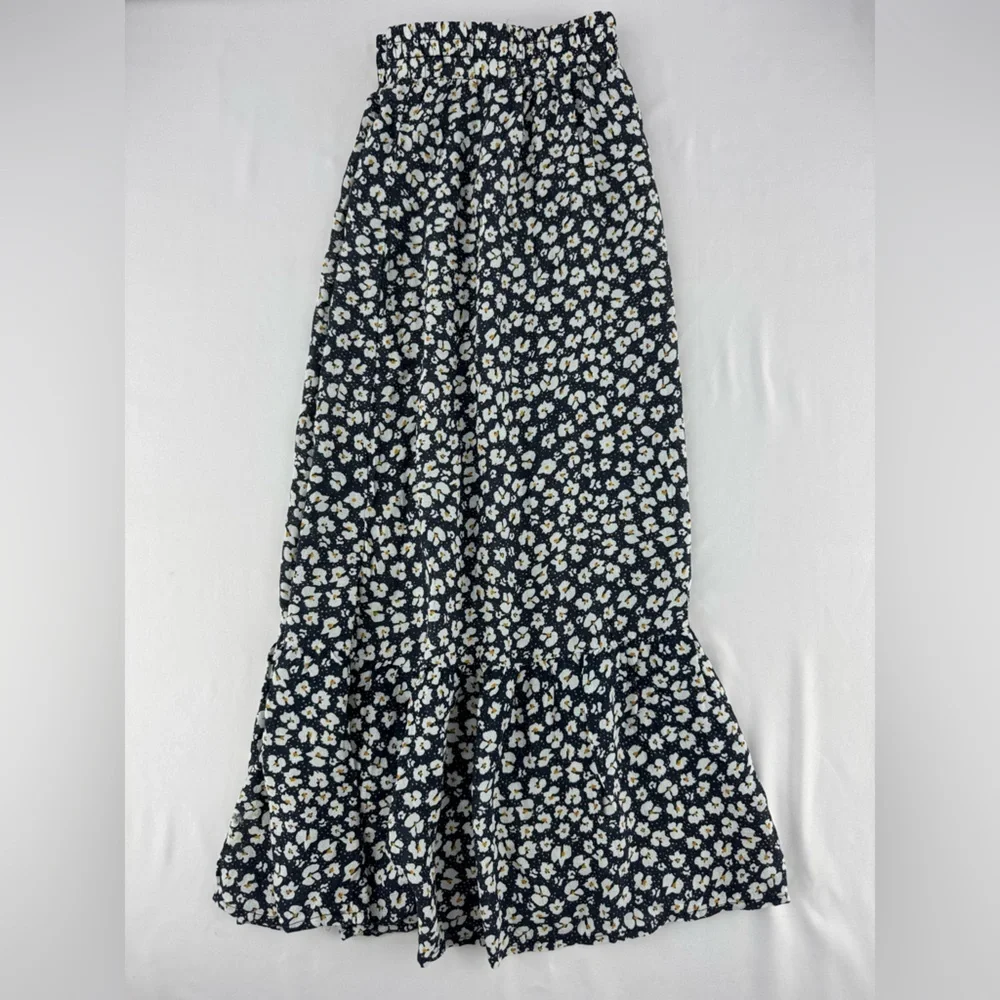 NWT Ann Carson Floral Boho Skirt